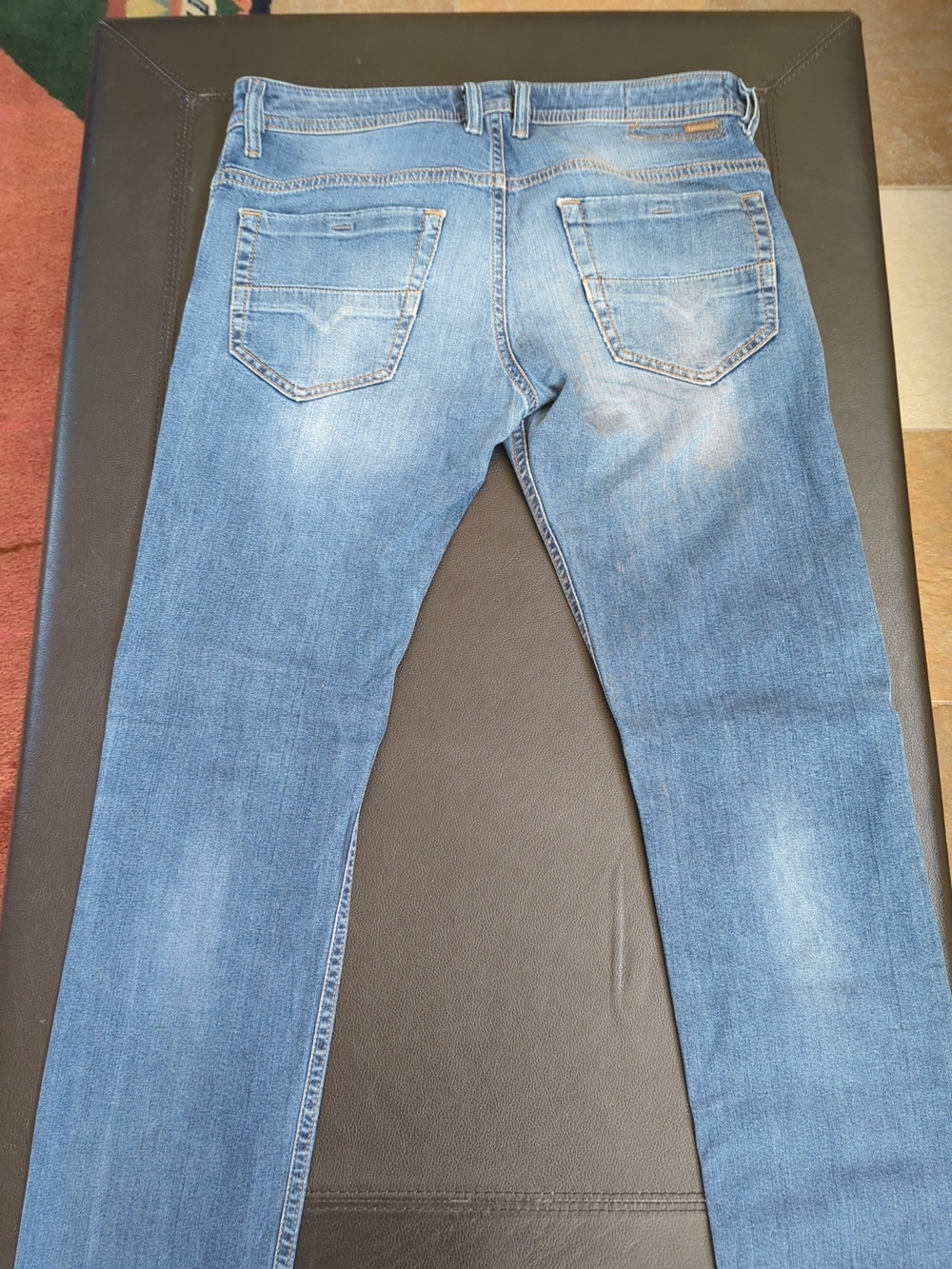 Diesel Men's Thommers Straight Tapered Fit Jeans 33x34 Vtg Y2K - Picture 9 of 10